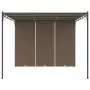 Gazebo da Giardino con Tenda Laterale 3x3x2,25 m Talpa