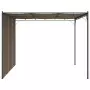 Gazebo da Giardino con Tenda Laterale 3x3x2,25 m Talpa