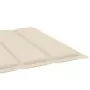 Cuscino per Lettino Prendisole Crema 200x60x3 cm in Tessuto