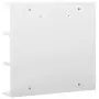 Armadietto a Specchio Bianco 66x17x63 cm in MDF