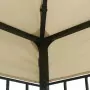 Gazebo con Stringa di Luci LED 3x4 m Crema