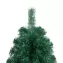 Albero di Natale Artificiale a Metà Supporto Verde 150 cm PVC