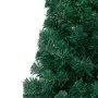 Albero di Natale Artificiale a Metà Supporto Verde 150 cm PVC