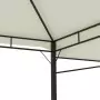 Gazebo con Tetto Doppio Estendibile 3x3x2,75 m Crema 180 g/m²