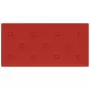 Pannelli Murali 12 pz Rosso Vino 60x30 cm Similpelle 2,16 m²