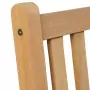 Sedie da Giardino 4 pz con Cuscini Antracite Massello di Teak