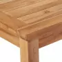 Set da Pranzo per Giardino 5 pz in Legno Massello di Teak