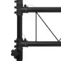 Stativo per Luci Nero 238x115x(180-300) cm Acciaio