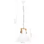 Lampada a Sospensione Industriale 25 W Bianca Rotonda 40 cm E27