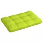 Cuscino per Pallet Verde Brillante 120x80x10 cm