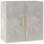 Armadietto a Muro Grigio Cemento 60x30x60 cm Legno Multistrato