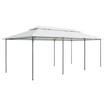 Gazebo 600x298x270 cm Bianco 180g/m²