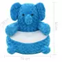 Giocattolo di Peluche Elefante Blu