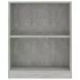 Libreria Grigio Cemento 60x24x74,5 cm in Legno Multistrato