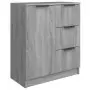 Credenza Grigio Sonoma 60x30x70 cm in Legno Multistrato