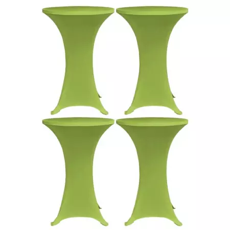 Copritavoli Elastici 4 pz 70 cm Verde