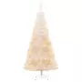 Albero di Natale Artificiale Punte Iridescenti Bianco 180cm PVC