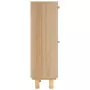 Scarpiera Marrone52x25x80cm Legno Multistrato e Rattan Naturale