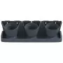 Set per Piante Giardino Verticale 12 pz Antracite Polipropilene