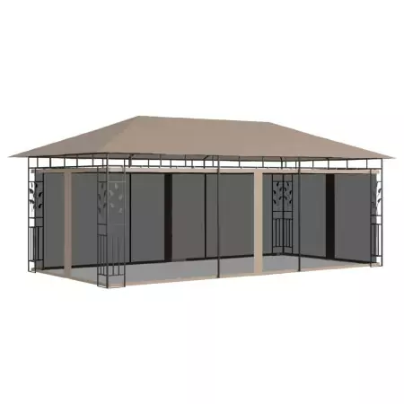 Gazebo con Zanzariera 6x3x2,73 m Talpa 180 g/m²