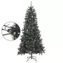 Albero di Natale Artificiale con Base Verde 240 cm PVC