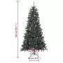 Albero di Natale Artificiale con Base Verde 240 cm PVC