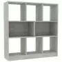 Libreria Grigio Cemento 97,5x29,5x100 cm in Truciolato