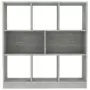 Libreria Grigio Cemento 97,5x29,5x100 cm in Truciolato