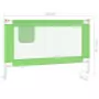 Sponda Letto di Sicurezza per Bambini Verde 120x25 cm Tessuto