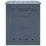 Compostiere per Giardino 3 pz Grigio 60x60x73 cm 780 L