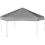 Gazebo Esagonale Pop-Up con 6 Pareti Grigio 3,6x3,1 m