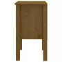 Comodino Miele 40x35x61,5 cm in Legno Massello di Pino