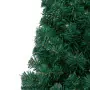 Albero di Natale Artificiale Metà con Supporto Verde 180 cm PVC