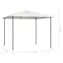 Gazebo 3x3x2,6 m Crema 160 g/m²