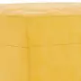 Panca giallo 100x35x41 cm in Velluto