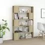 Libreria/Divisorio Rovere Sonoma 100x24x155 cm in Truciolato