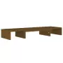 Supporto per Monitor Miele 80x24x10,5 cm Legno Massello di Pino