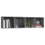 Libreria/Mobile TV Grigio Sonoma 143x30x36 cm Legno Multistrato