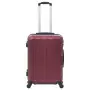 Set Trolley a Custodia Rigida 3 pz Rosso Vino in ABS