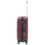 Set Trolley a Custodia Rigida 3 pz Rosso Vino in ABS