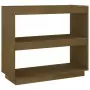 Libreria Marrone Miele 80x35x71 cm in Legno Massello di Pino