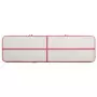 Tappetino Ginnastica Gonfiabile con Pompa 700x100x15cm PVC Rosa