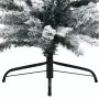 Albero di Natale Artificiale Sottile con Neve Verde 180 cm PVC