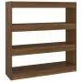 Libreria/Divisorio Rovere Marrone 100x30x103 cm