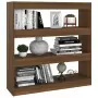 Libreria/Divisorio Rovere Marrone 100x30x103 cm