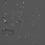 Mensola con 5 Vani a Cubo Scatole Grigia 103x30x72,5 cm Tessuto