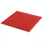 Pannelli Murali 12 pz Rosso Vino 30x30 cm Similpelle 1,08 m²