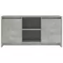 Mobile Porta TV Grigio Cemento 102x37,5x52,5 cm in Truciolato