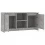 Mobile Porta TV Grigio Cemento 102x37,5x52,5 cm in Truciolato