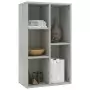 Libreria/Credenza Grigio Cemento 50x25x80 cm in Truciolato